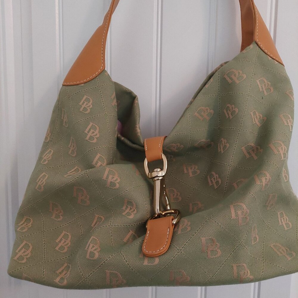 Vintage Dooney&Bourke Canvas Monogram Bag